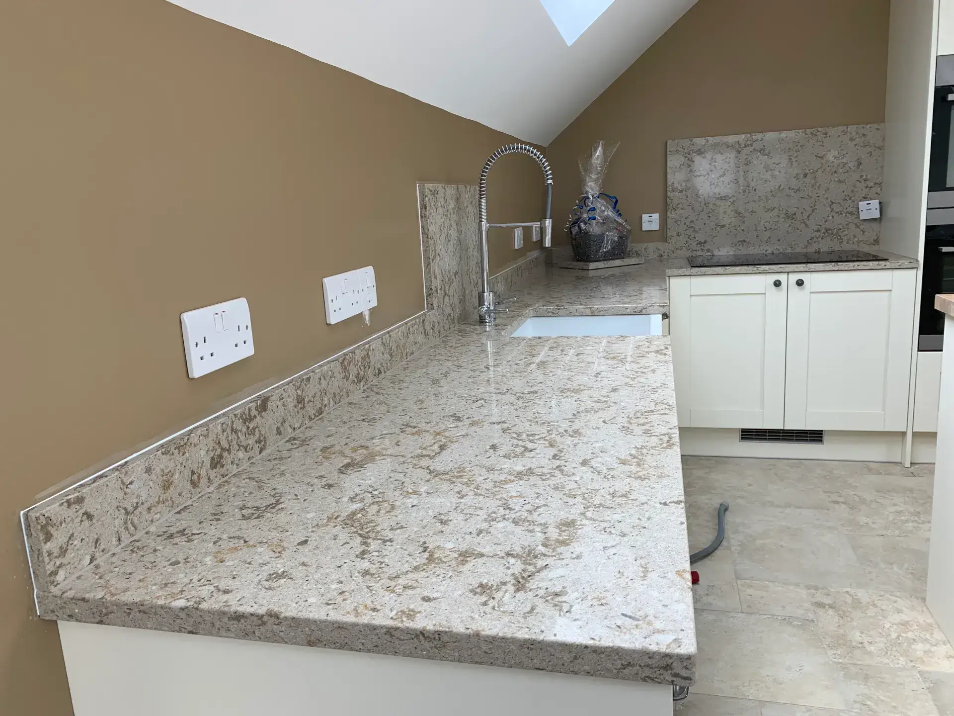 Modern Kitchen With Stone Countertops