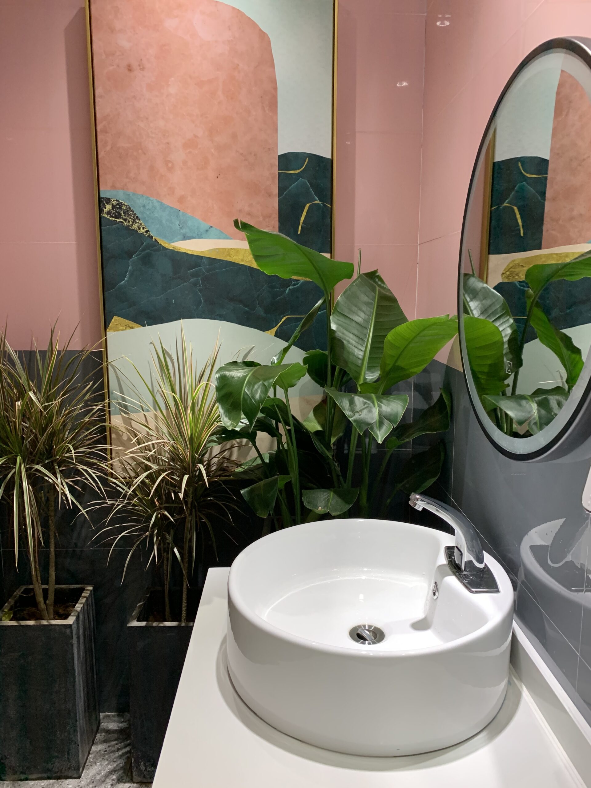modern bathroom interior in restaurant or cafe wit 2024 11 07 13 21 40 utc